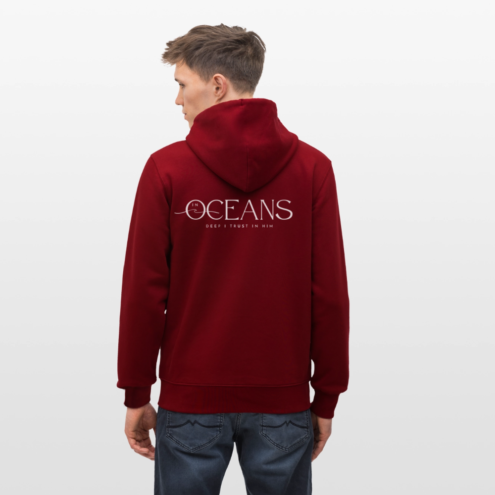 Oceans - Unisex Kapuzenjacke - Burgunderrot