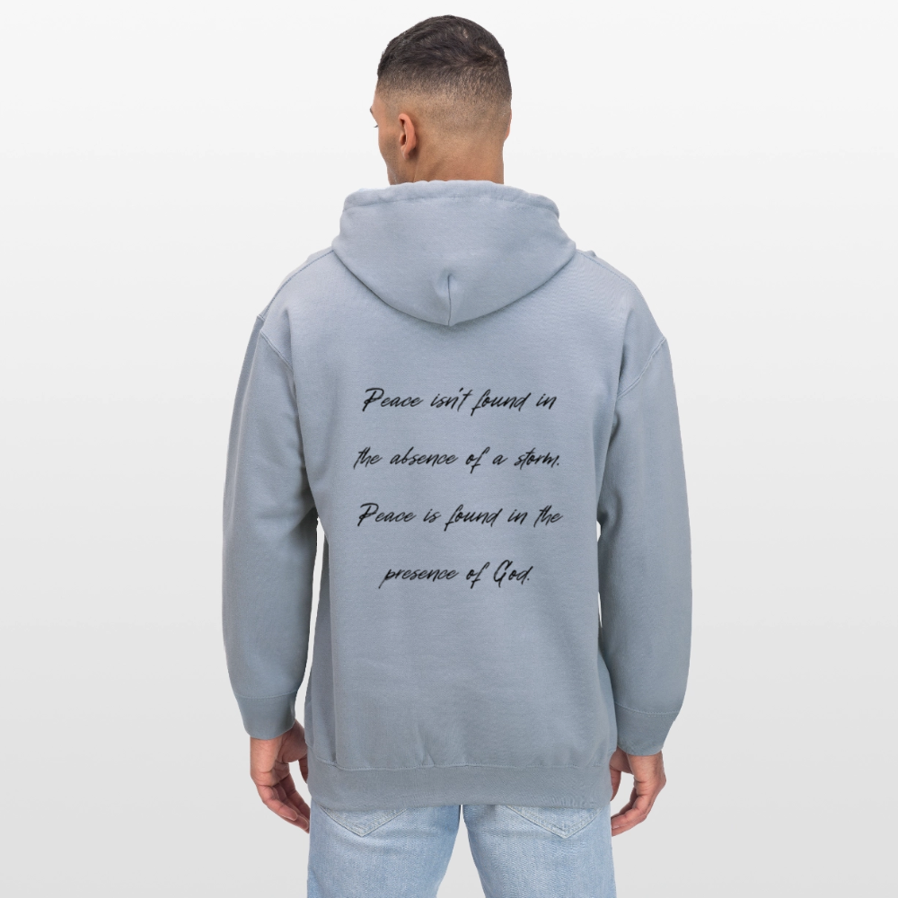 Peace in his presence - Unisex Hoodie - Blau