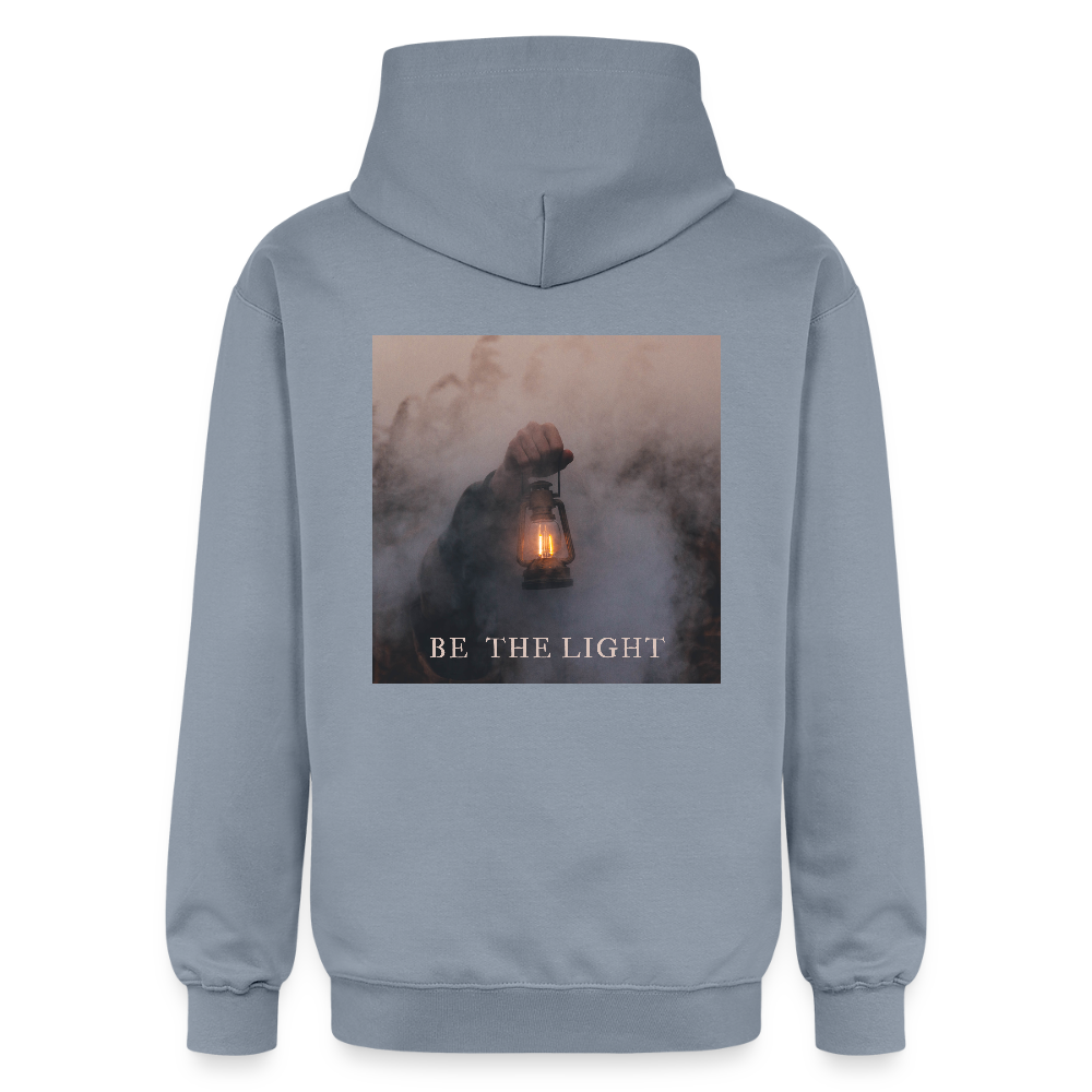 be the light - Unisex Hoodie - Blau