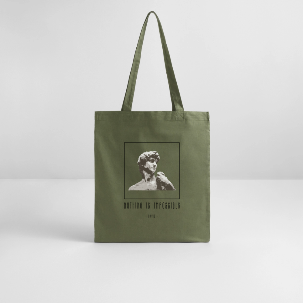 Nichts ist unmöglich - Stoffbeutel - Khaki