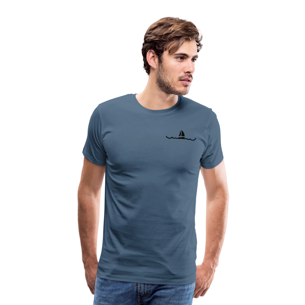 Peace in his presence - Männer T-Shirt - Blaugrau