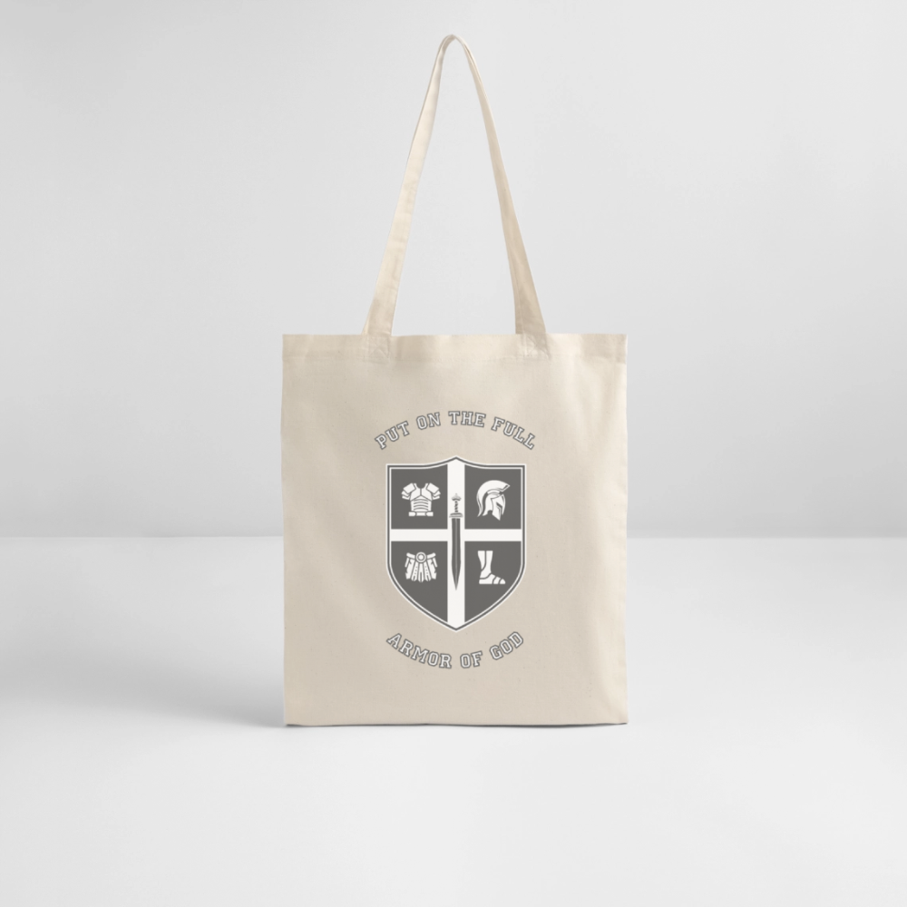 Put on the full armor of God - Stoffbeutel - Naturweiß
