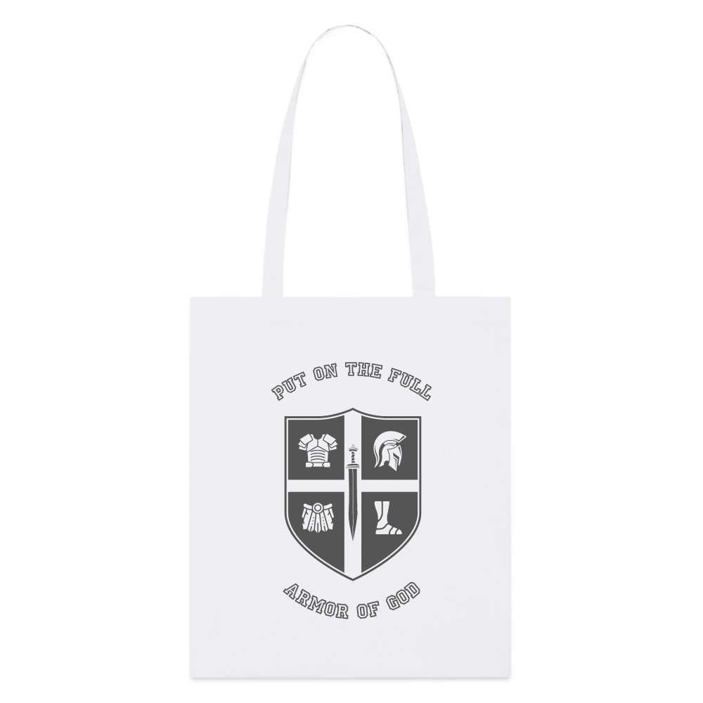 Put on the full armor of God - Stoffbeutel - Weiß