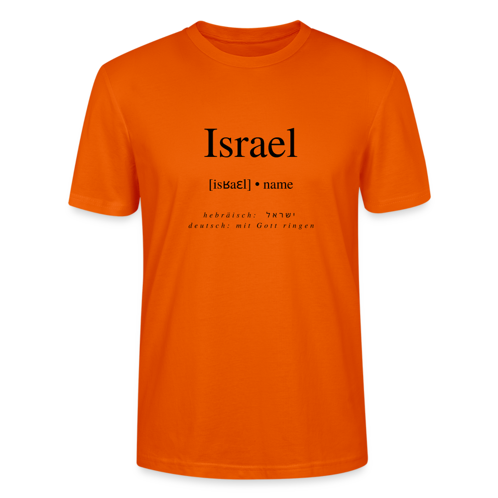 Israel - Unisex T-Shirt - Tieforange