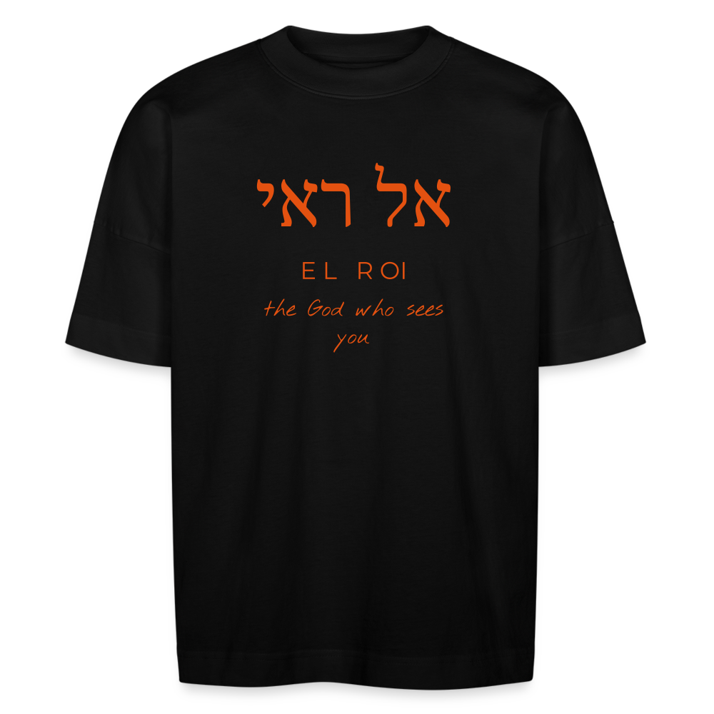 El Roi hebräisch - Unisex T-Shirt - Schwarz