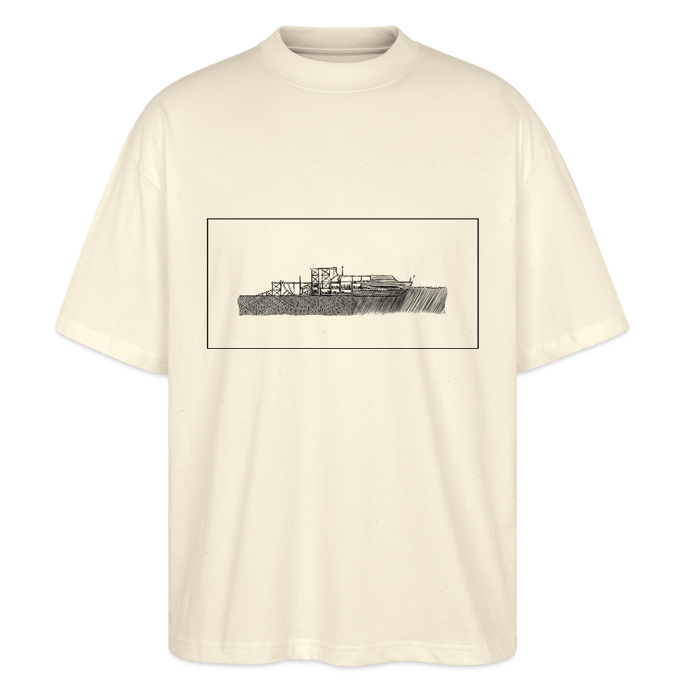 trust - Unisex Oversized Bio-T-Shirt - Naturweiß