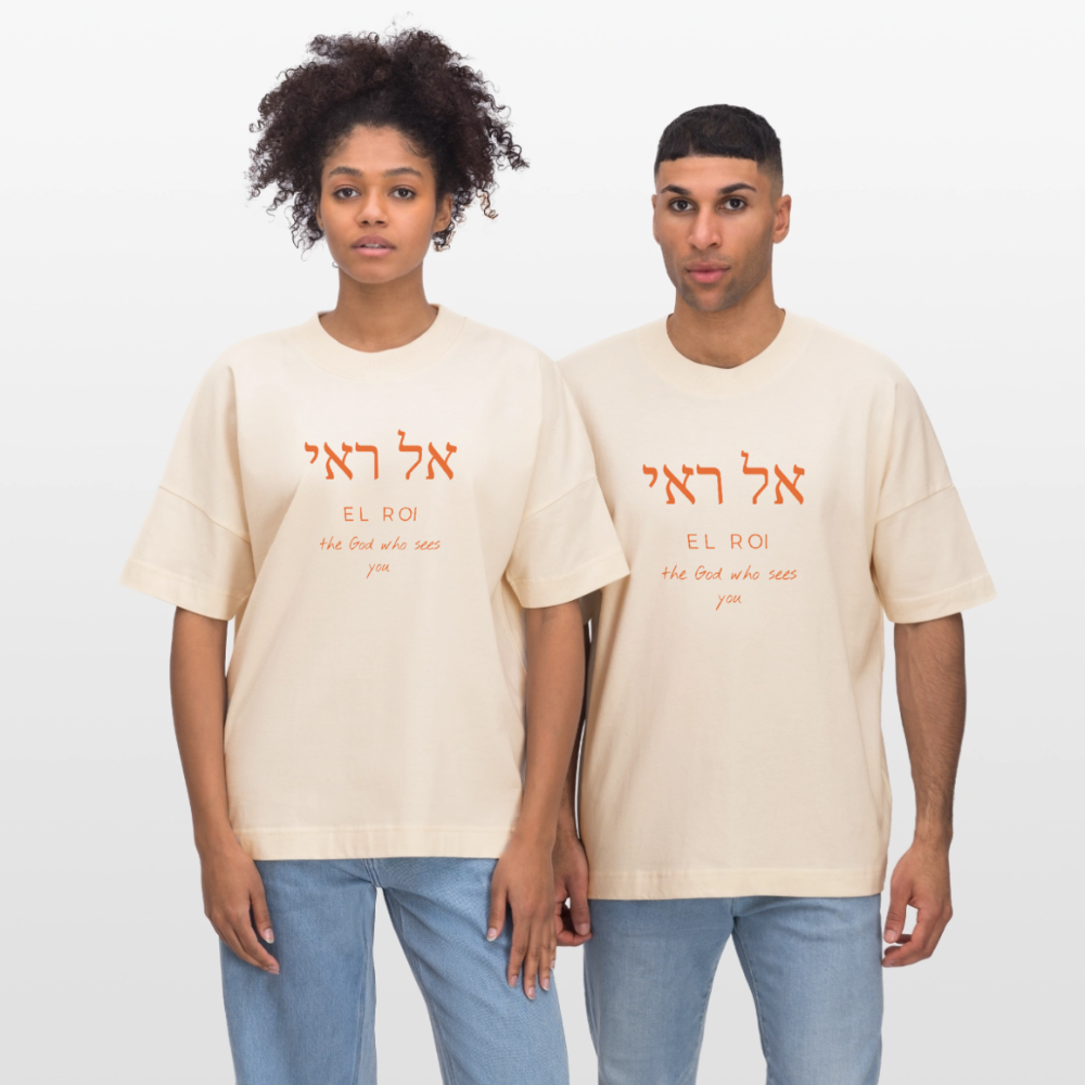 El Roi hebräisch - Unisex T-Shirt - Naturweiß