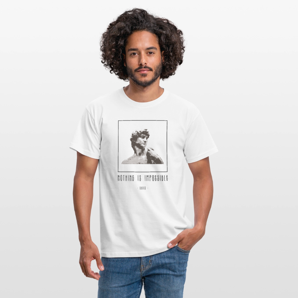 Nichts ist unmöglich - Männer T-Shirt - Weiß