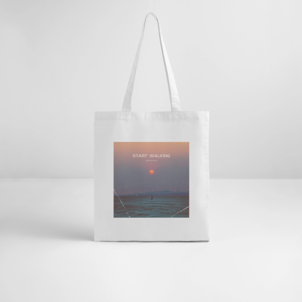 Start walking - Stoffbeutel - Weiß