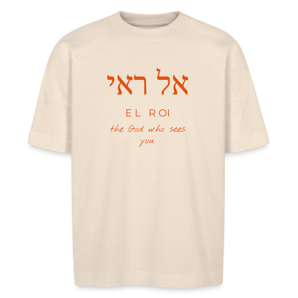 El Roi hebräisch - Unisex T-Shirt - Naturweiß