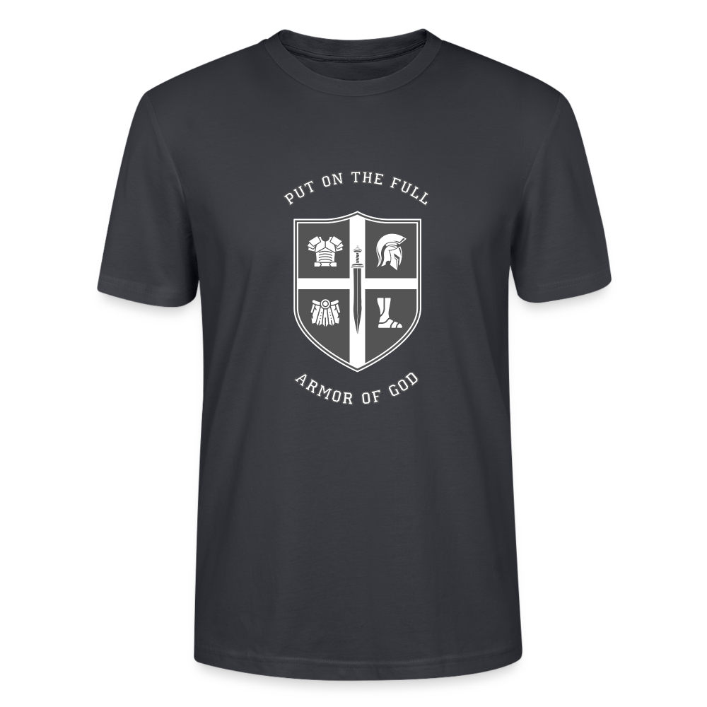 Put on the full armor of God - Unisex T-Shirt - Dunkles Graublau