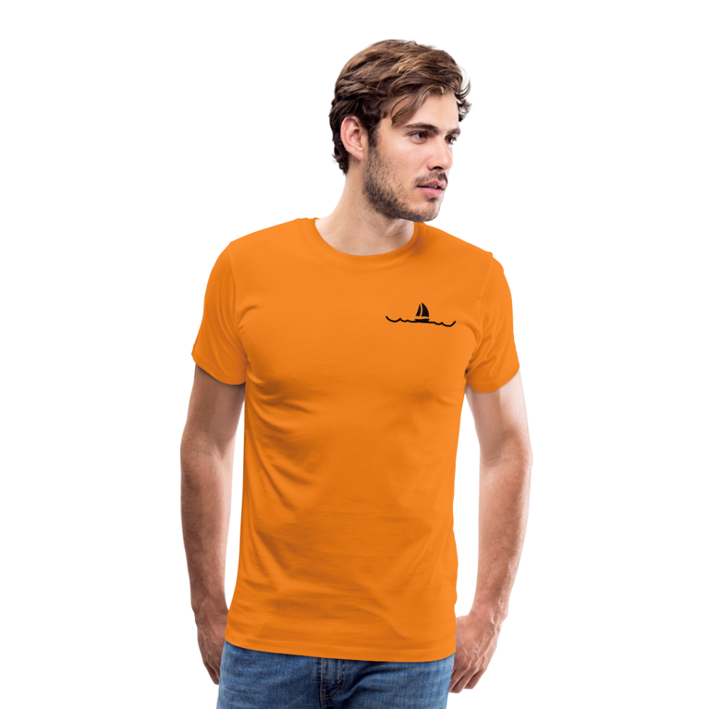 Peace in his presence - Männer T-Shirt - Orange