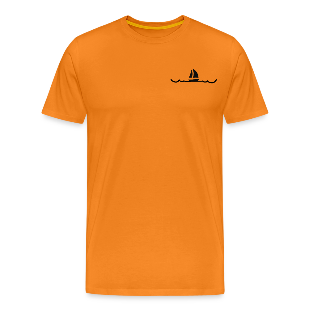 Peace in his presence - Männer T-Shirt - Orange