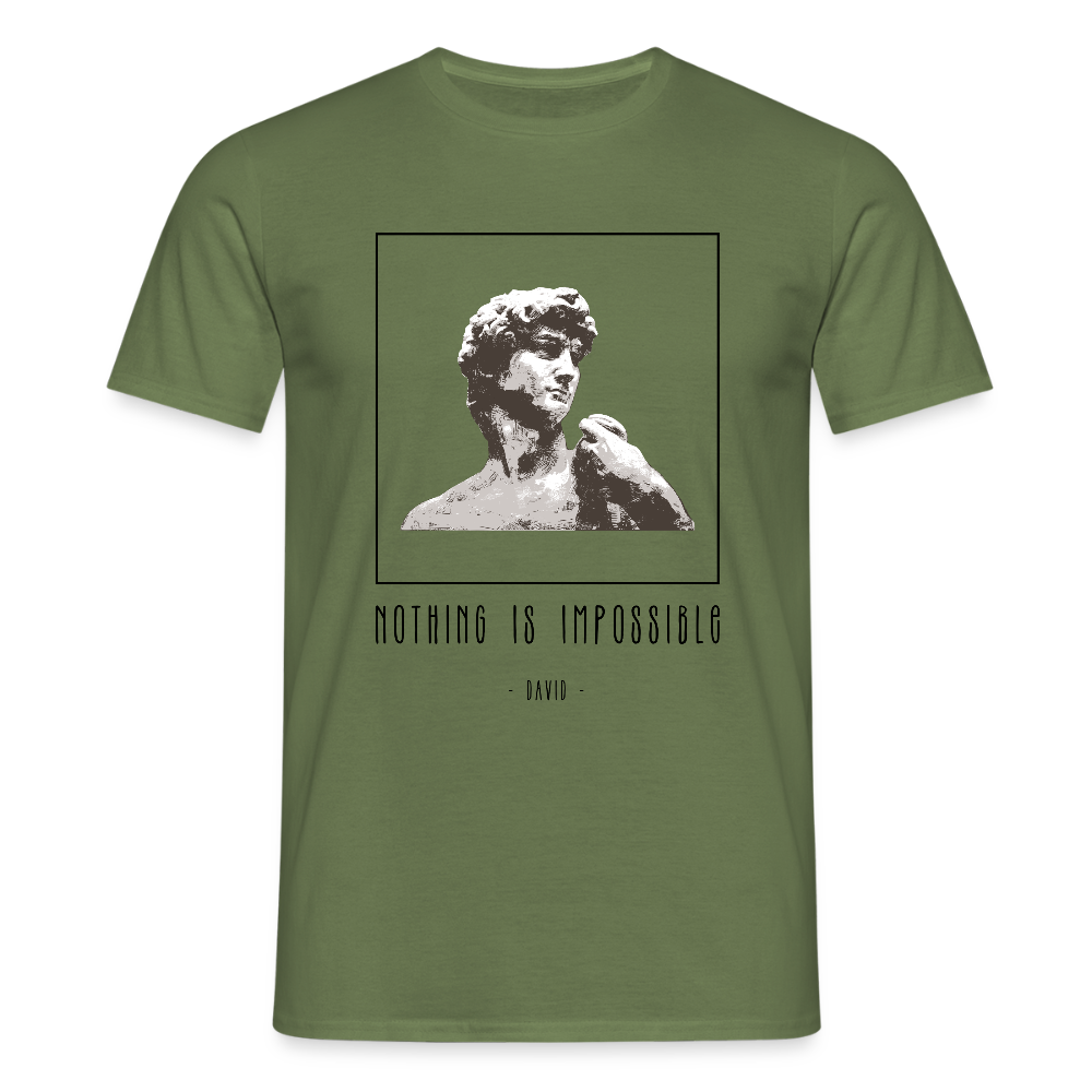 Nichts ist unmöglich - Männer T-Shirt - Militärgrün
