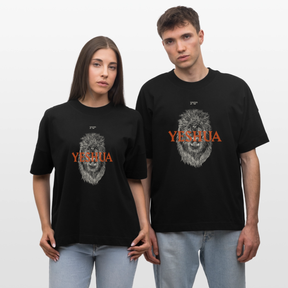Yeshua - Unisex Oversized T-Shirt - Schwarz
