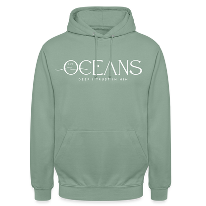 Oceans - Unisex Hoodie - Graugrün