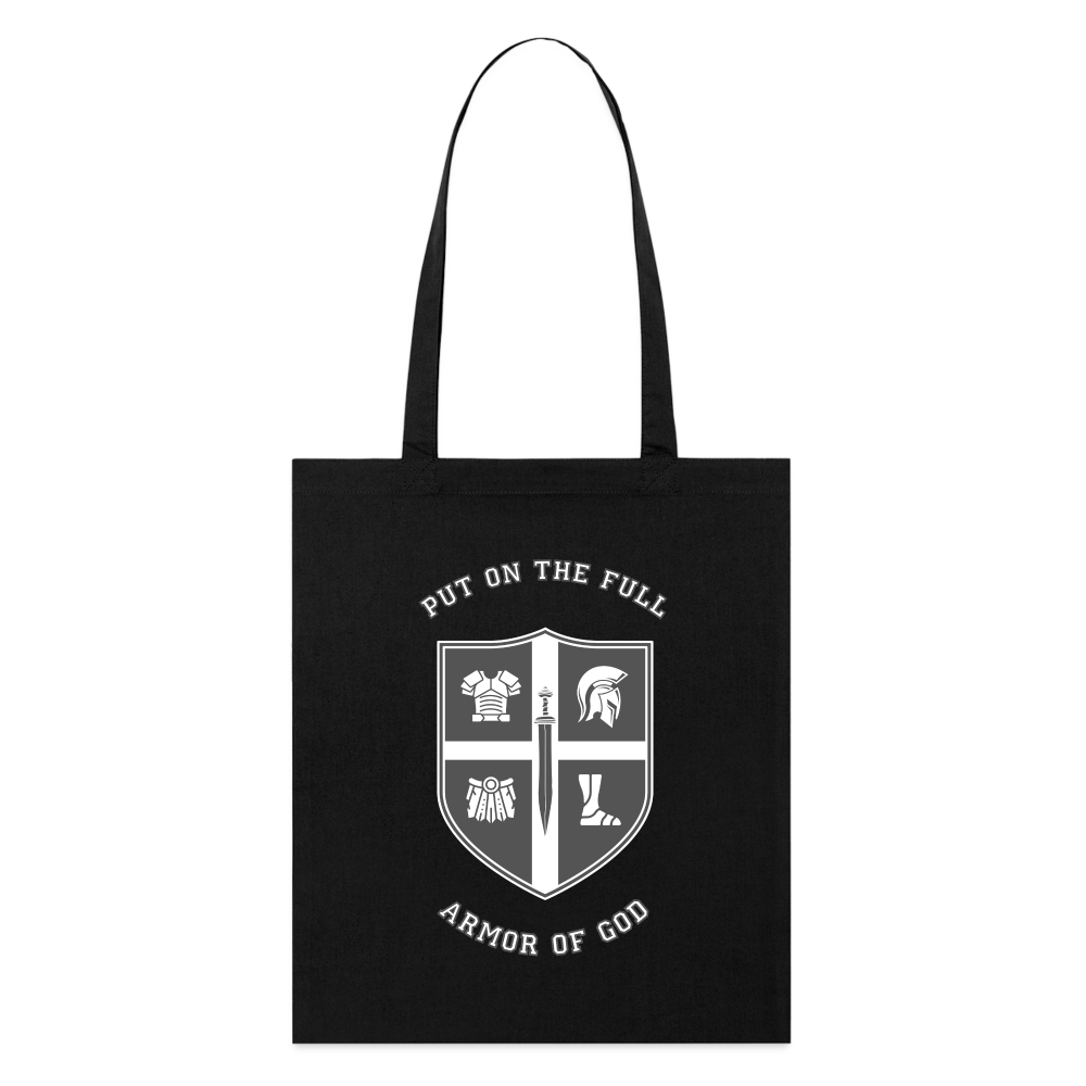 Put on the full armor of God - Stoffbeutel - Schwarz