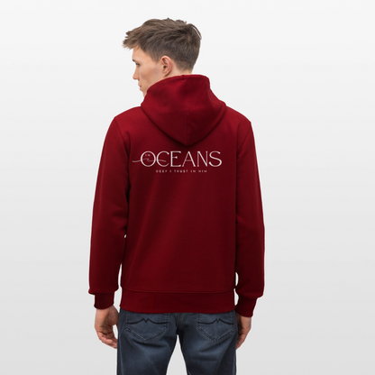 Oceans - Unisex Kapuzenjacke - Burgunderrot