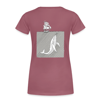saved by grace - Backprint Frauen T-Shirt - Malve