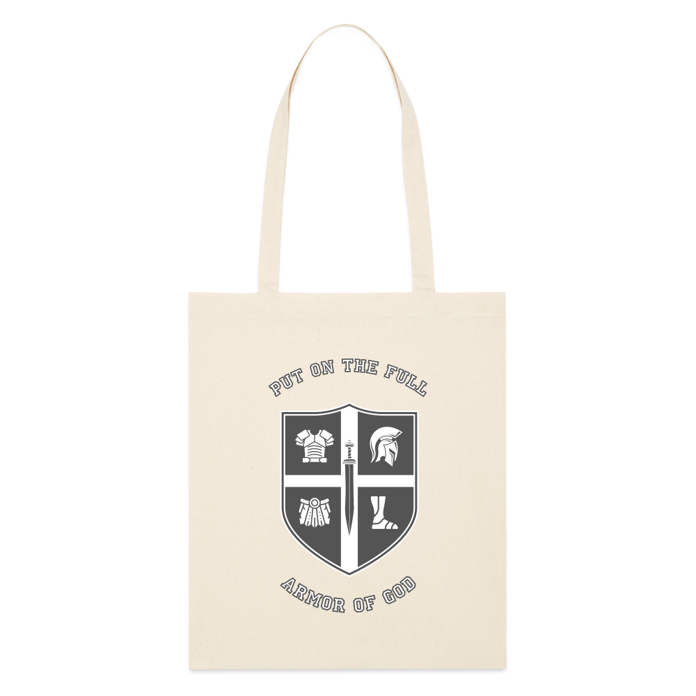 Put on the full armor of God - Stoffbeutel - Naturweiß