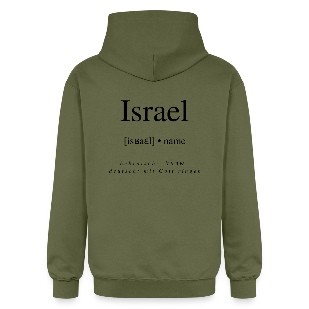 Israel - Unisex Hoodie - Militärgrün