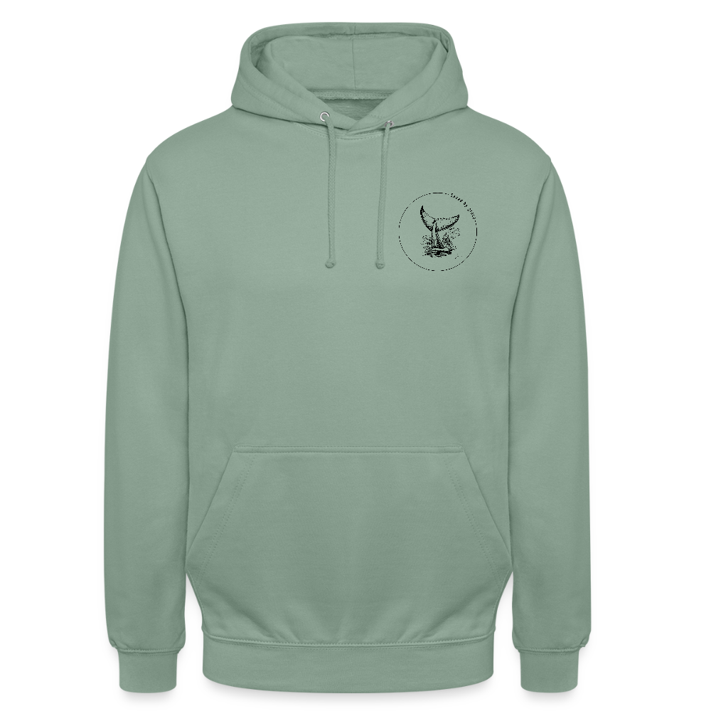 saved by grace - Unisex Hoodie - Graugrün