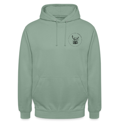 saved by grace - Unisex Hoodie - Graugrün