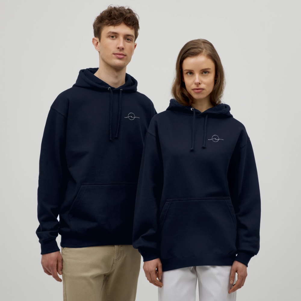 Oceans - Unisex Hoodie Backprint - Navy