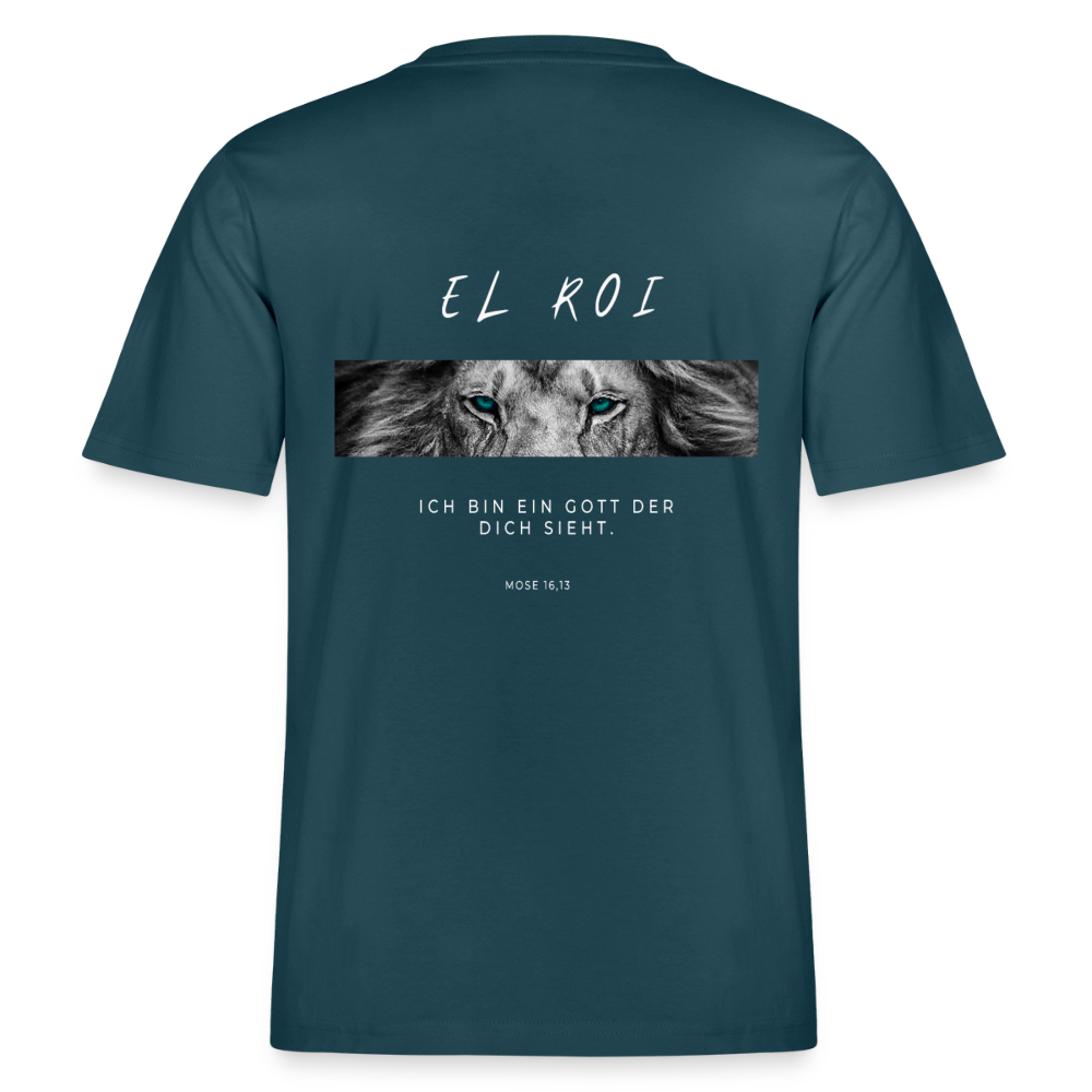 El Roi - Locker geschnittenes Unisex T-Shirt - Dunkles Petrol
