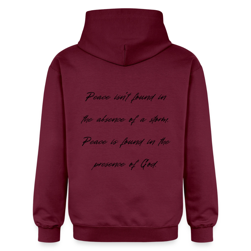 Peace in his presence - Unisex Hoodie - Maroon