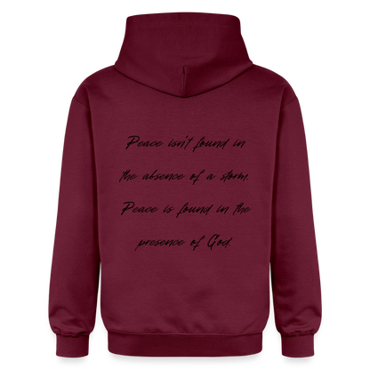 Peace in his presence - Unisex Hoodie - Maroon