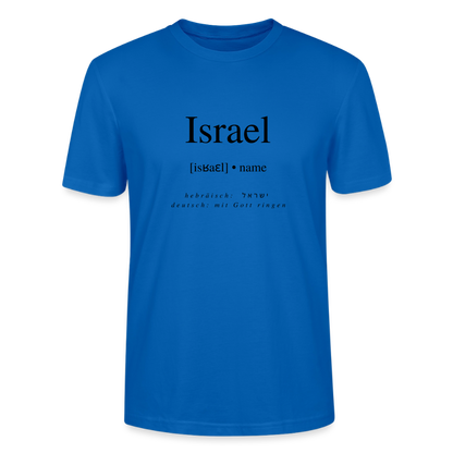 Israel - Unisex T-Shirt - Pfauenblau