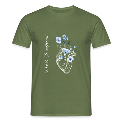 Love transforms - Männer T-Shirt - Militärgrün