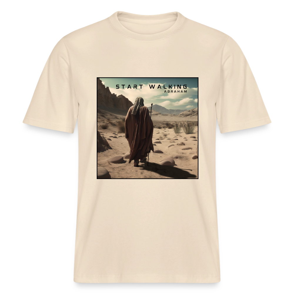 Start walking - Unisex Bio-T-Shirt - Natur