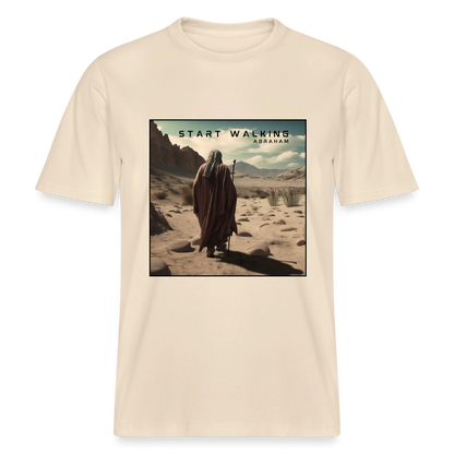 Start walking - Unisex Bio-T-Shirt - Natur