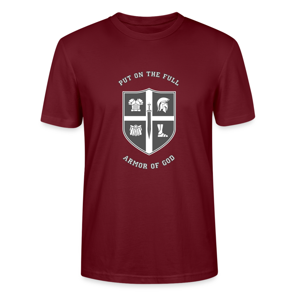 Put on the full armor of God - Unisex T-Shirt - Burgunderrot