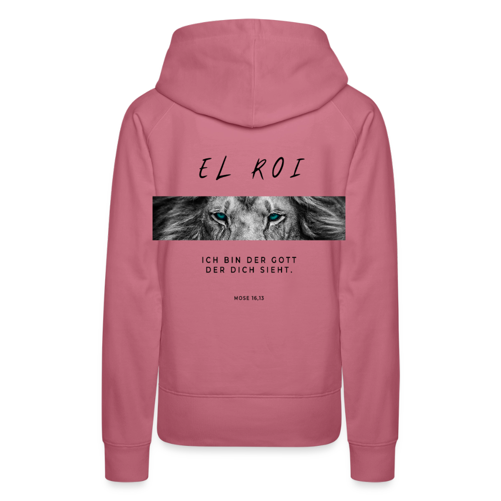El Roi - Hoodie (Frau) - Malve