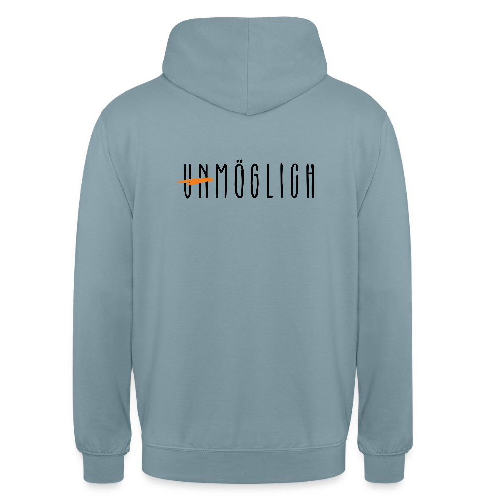 Möglich - Unisex Hoodie - Nebelblau