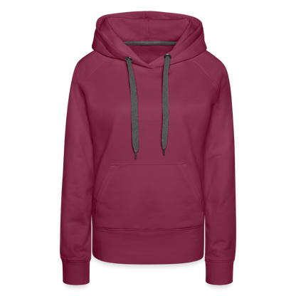 El Roi - Hoodie (Frau) - Bordeaux