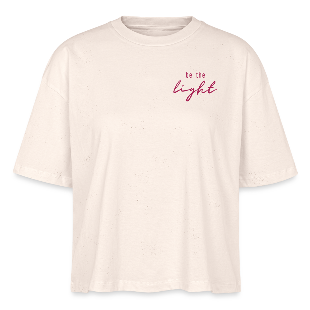 be the light - Frauen T-Shirt - Naturweiß