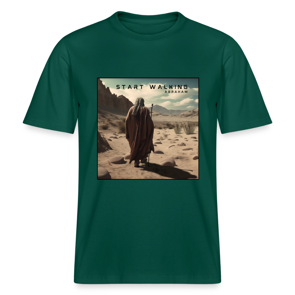 Start walking - Unisex Bio-T-Shirt - Forest