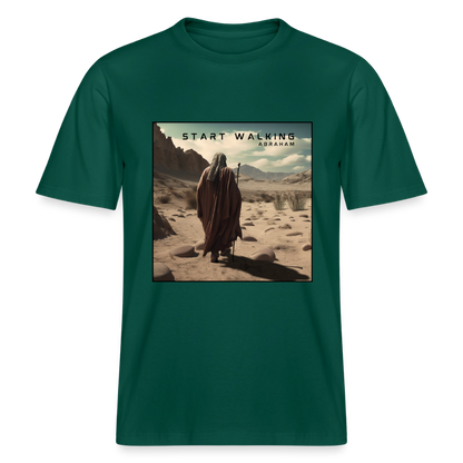 Start walking - Unisex Bio-T-Shirt - Forest