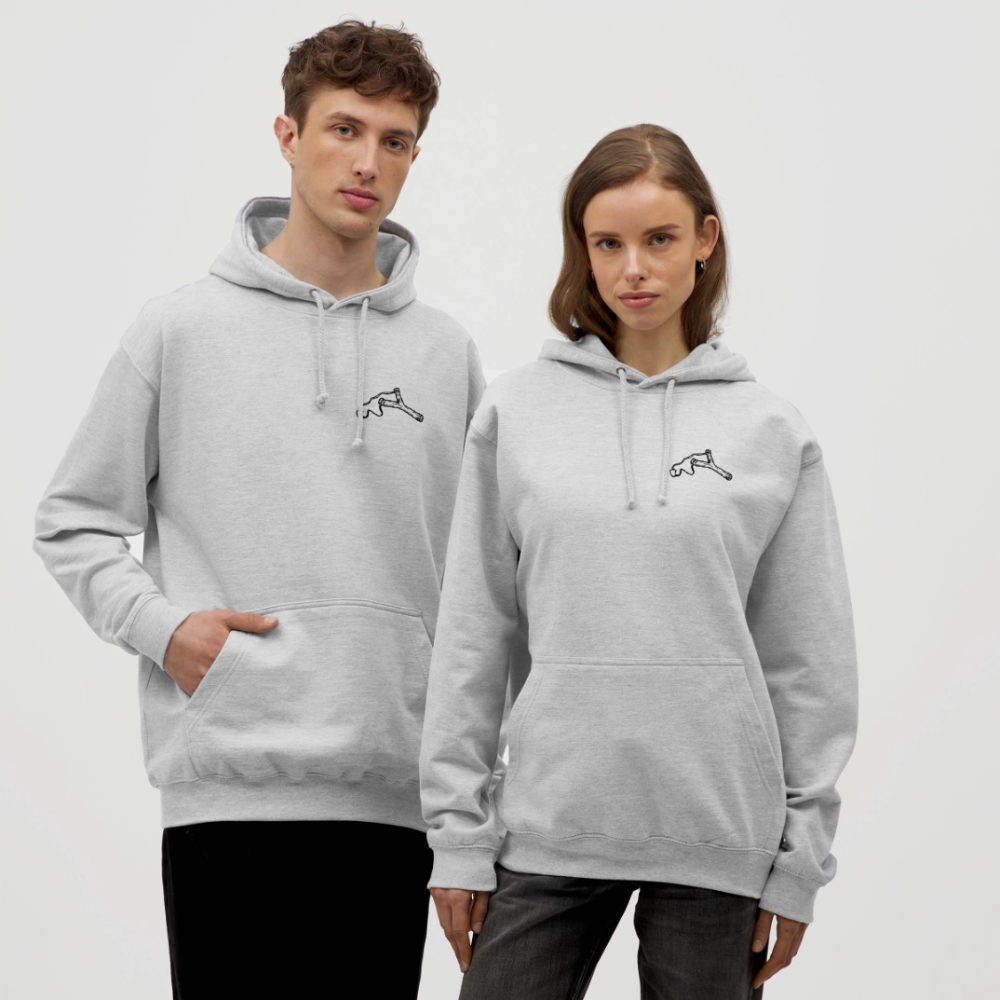 Möglich - Unisex Hoodie - Hellgrau meliert