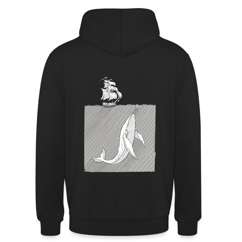 saved by grace - Backprint Unisex Hoodie - Schwarz