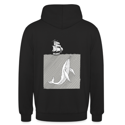 saved by grace - Backprint Unisex Hoodie - Schwarz
