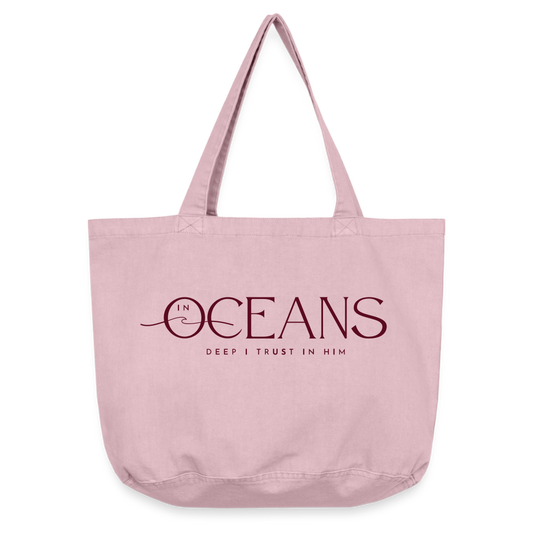Oceans - Stoffbeutel groß - Vintage Rosa