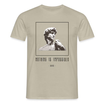 Nichts ist unmöglich - Männer T-Shirt - Sandbeige