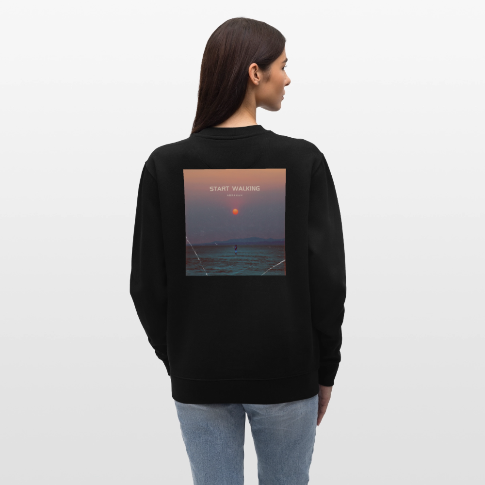 Start walking - Unisex Sweatshirt - Schwarz