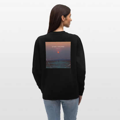 Start walking - Unisex Sweatshirt - Schwarz