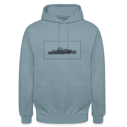 trust - Unisex Hoodie - Nebelblau